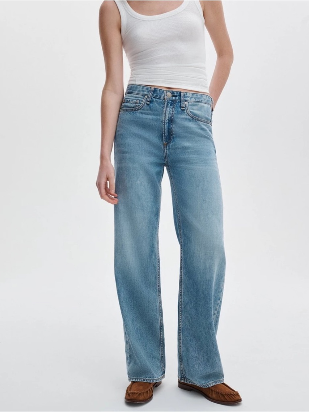 rag & bone Logan Wide Leg Jeans size 30